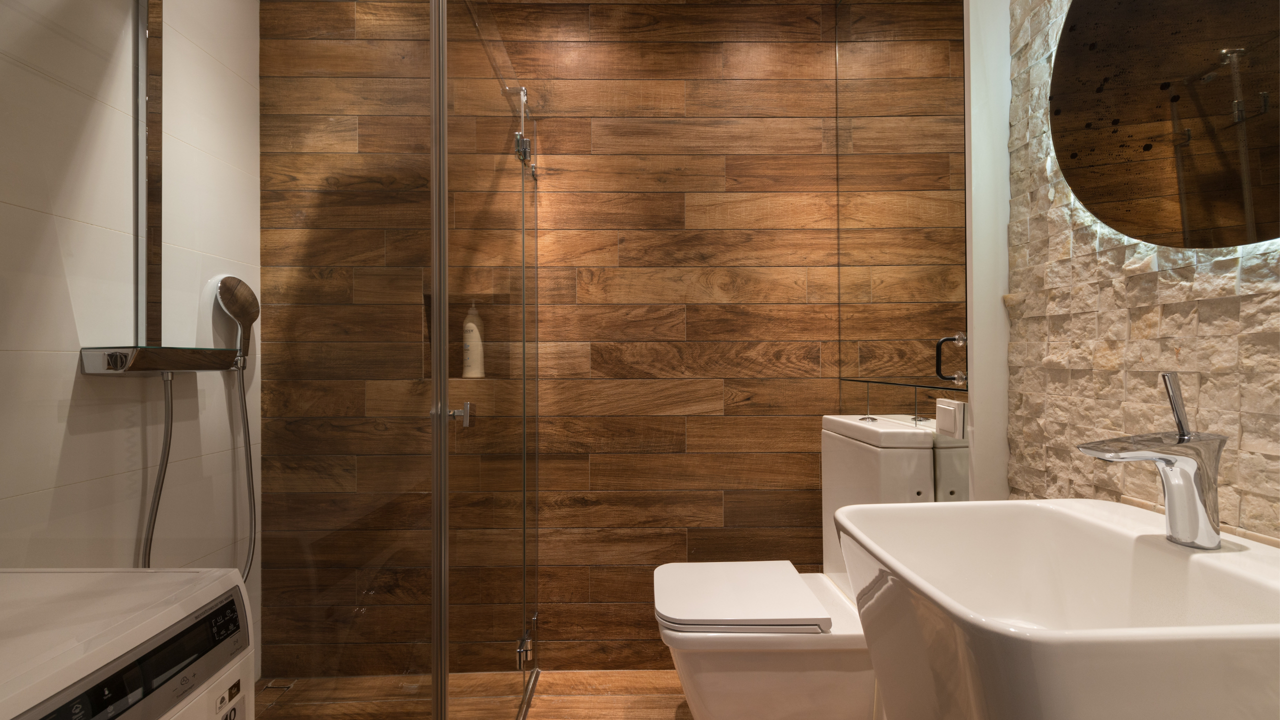 baño pequeño moderno funcional